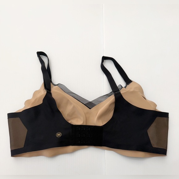 Honeylove Crossover Black and Tan Women's Intimate Bra - XL - Picture 3 of 8